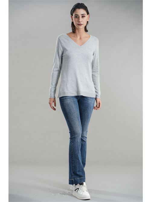 Maglia in viscosa Maida Mila Milano | M1094GRIGIO