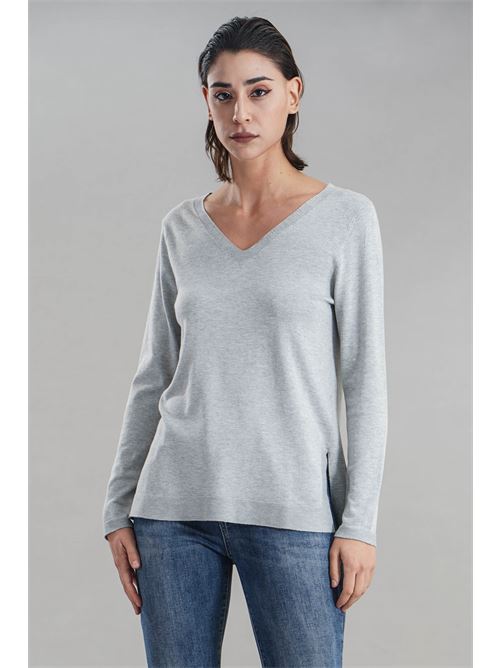 Maglia in viscosa Maida Mila Milano | M1094GRIGIO