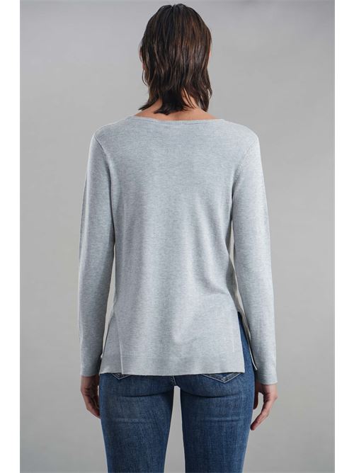 Maglia in viscosa Maida Mila Milano | M1094GRIGIO