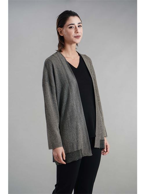 Cardigan in lurex Maida Mila Milano | M1095NERO