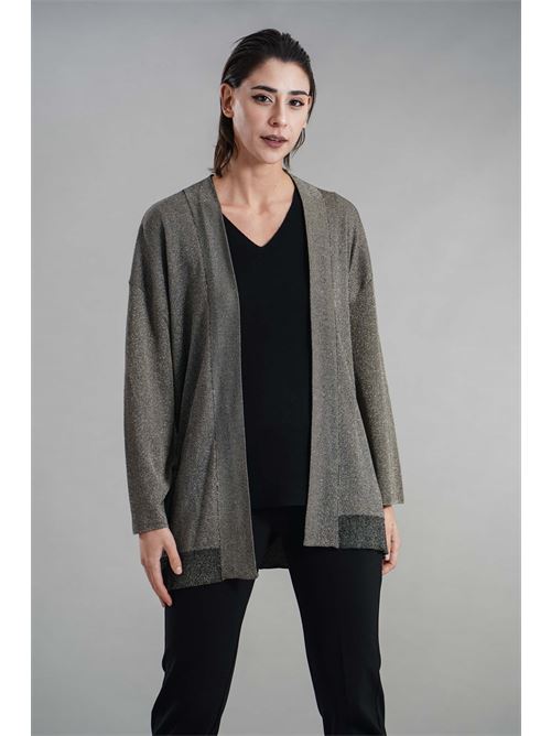 Cardigan in lurex Maida Mila Milano | M1095NERO