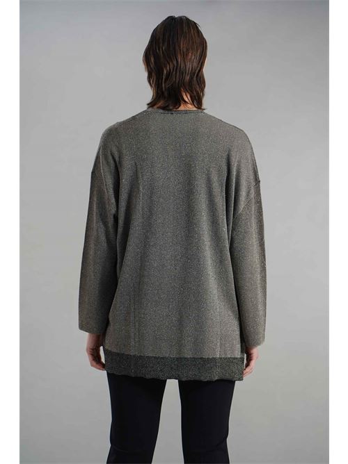 Cardigan in lurex Maida Mila Milano | M1095NERO