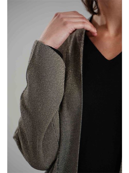 Cardigan in lurex Maida Mila Milano | M1095NERO