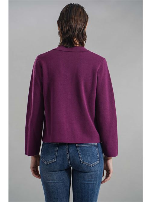 Cardigan misto lana Maida Mila Milano | M6001MELANZANA