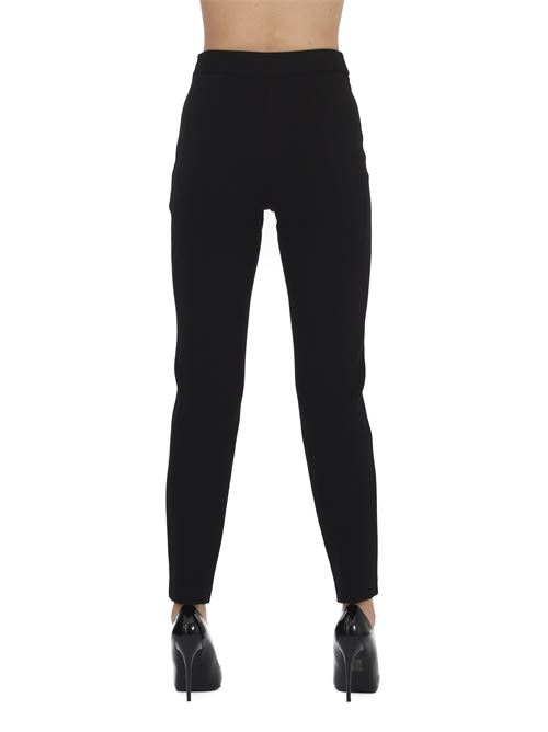 Pantalone in punto milano nero Simona Corsellini | A23CPPA021NERO