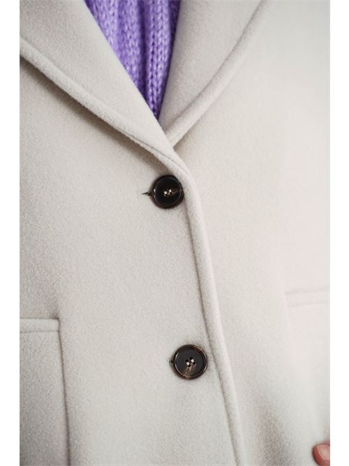Cappotto in misto lana T_coat | T23VELOURGESSO
