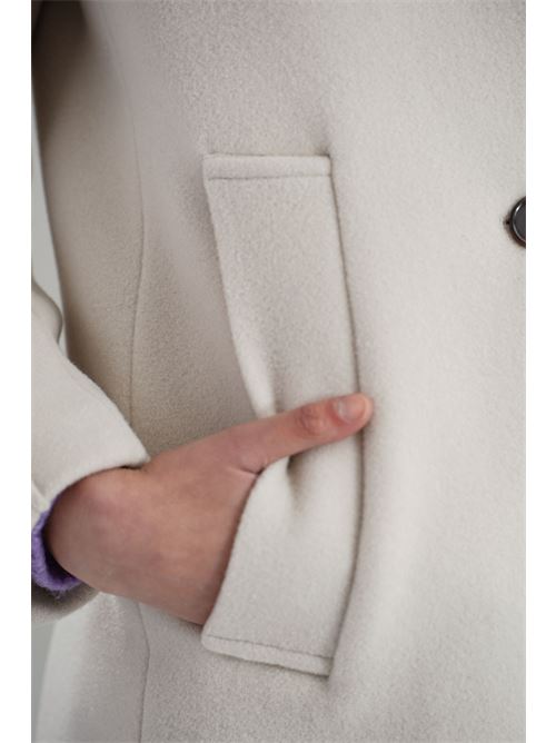 Cappotto in misto lana T_coat | T23VELOURGESSO