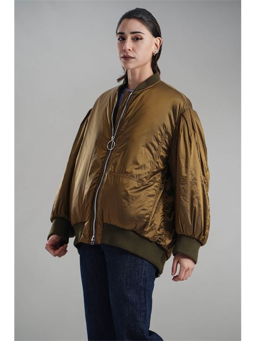 Bomber con zip T_coat | T92SHINYMUSCIO