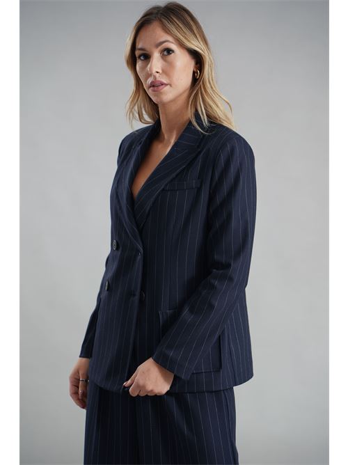 Giacca gessata another label | AISHA 62GESSATO NOTTE