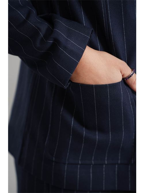 Giacca gessata another label | AISHA 62GESSATO NOTTE