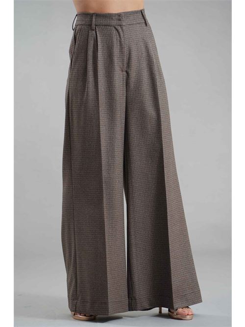 Pantalone palazzo another label | MONIQUE 62PIED DE POULE