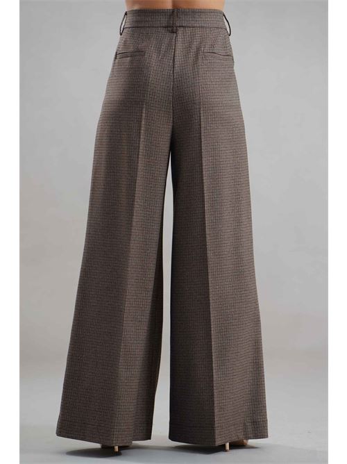 Pantalone palazzo another label | MONIQUE 62PIED DE POULE