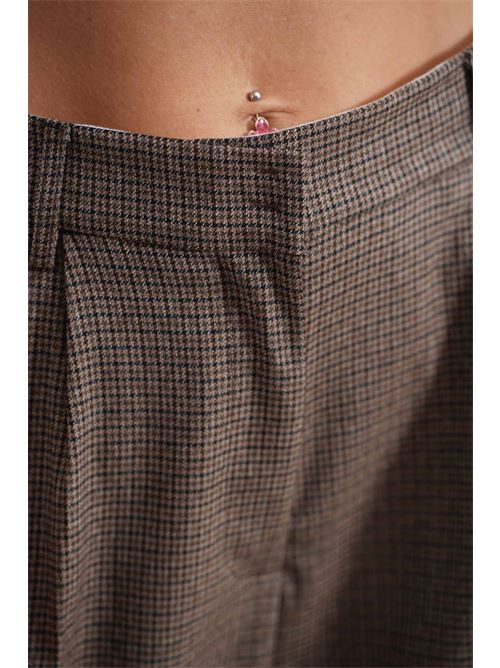 Pantalone palazzo another label | MONIQUE 62PIED DE POULE