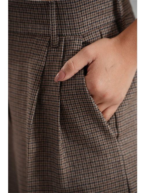 Pantalone palazzo another label | MONIQUE 62PIED DE POULE