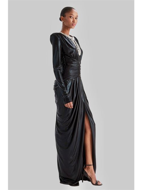 Abito drappeggiato Babylon | S00835NERO