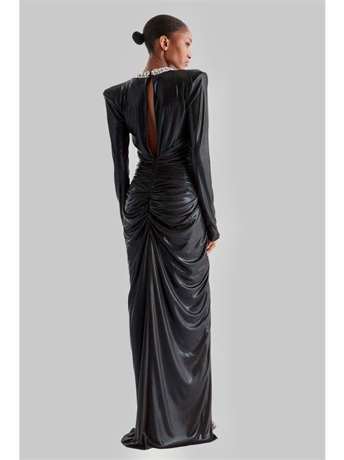 Abito drappeggiato Babylon | S00835NERO