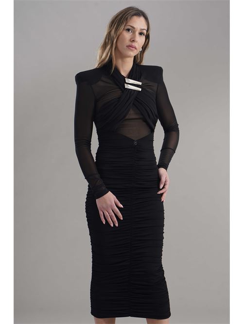 Abito in viscosa elastica Babylon | S00856NERO