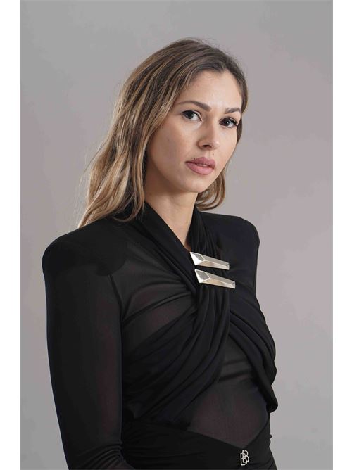 Abito in viscosa elastica Babylon | S00856NERO