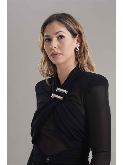 Abito in viscosa elastica Babylon | S00856NERO