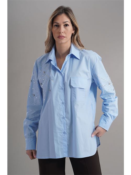 Camicia in cotone brand unique | BUW24506SUGAR