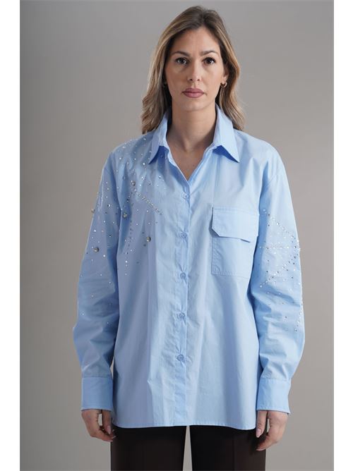 Camicia in cotone brand unique | BUW24506SUGAR