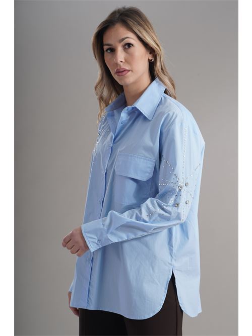 Camicia in cotone brand unique | BUW24506SUGAR