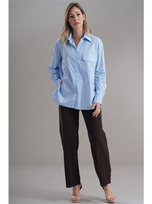 Camicia in cotone brand unique | BUW24506SUGAR