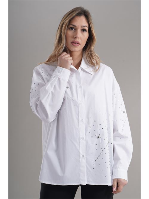 Camicia in cotone brand unique | BUW24506WHITE