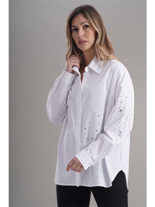 Camicia in cotone brand unique | BUW24506WHITE
