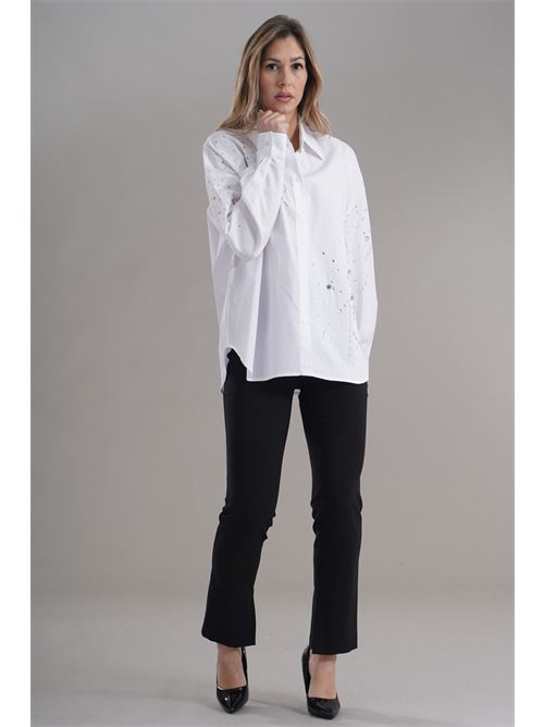 Camicia in cotone brand unique | BUW24506WHITE