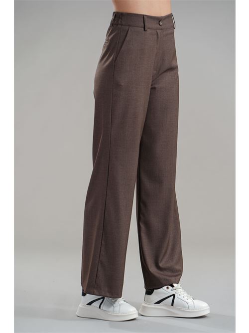Pantalone in viscosa CELYE | C0643NOCCIOLA
