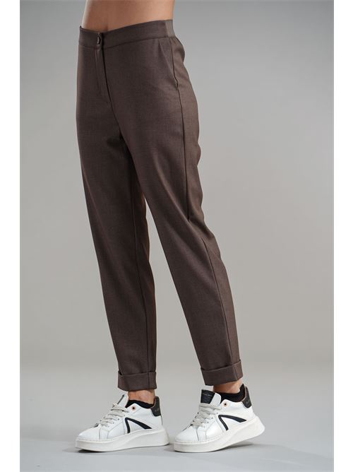 Pantalone in viscosa CELYE | C0645NOCCIOLA