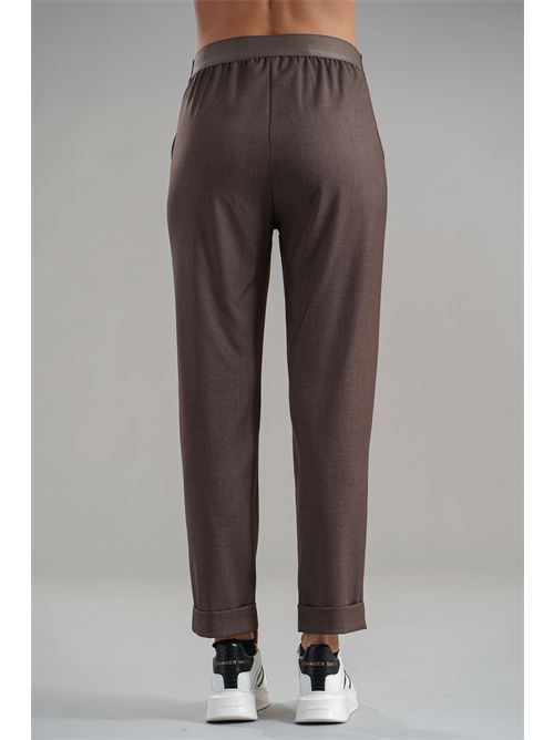 Pantalone in viscosa CELYE | C0645NOCCIOLA