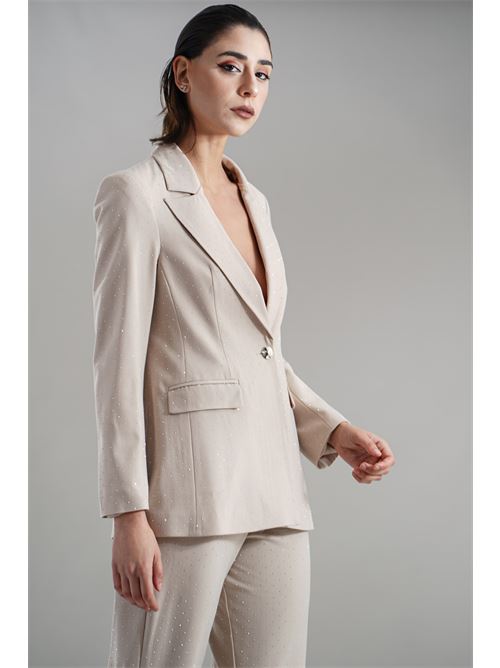 Giacca in microstrass CELYE | CE0031CASHAT