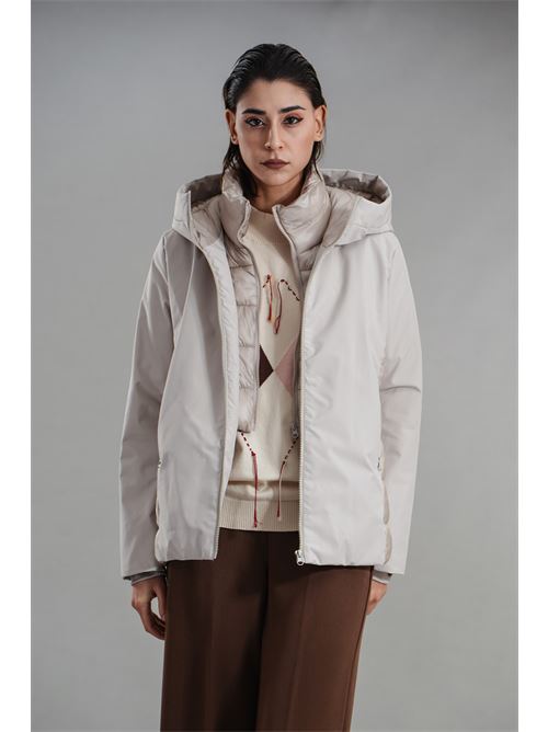 Piumino con cappuccio De Lamp | JWL641ICE