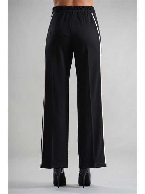 Pantalone in viscosa elastica GM by Gai Mattiolo | GM3361NERO/BURRO