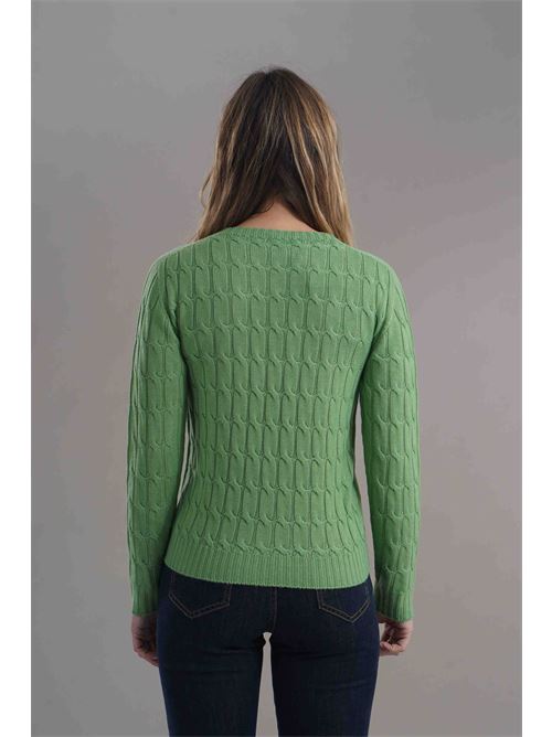 Maglia in lana merino's Gotha | F49VERDE