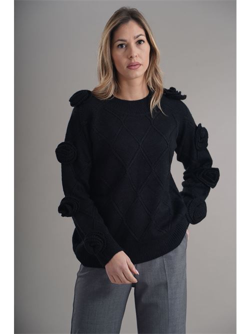 Maglia con applicazioni LAFTY.LIE | 29V161NERO