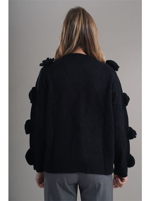 Maglia con applicazioni LAFTY.LIE | 29V161NERO