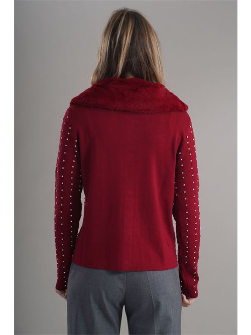 Cardigan in viscosa LAFTY.LIE | 31V137BORDEAUX
