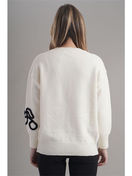 Maglia in viscosa LANACAPRINA | LC4016LATTE