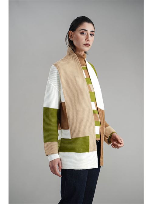 Cardigan misto lana Love To Love by Gai Mattiolo | LV1992CAMMELLO