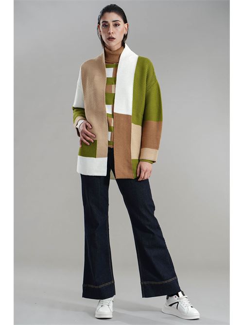Cardigan misto lana Love To Love by Gai Mattiolo | LV1992CAMMELLO
