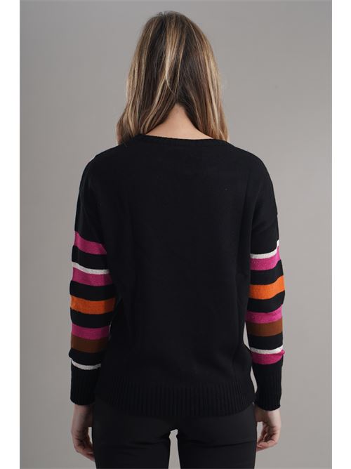 Maglia in misto lana Love To Love by Gai Mattiolo | LV2002NERO