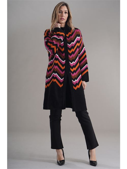 Cardigan in misto lana Love To Love by Gai Mattiolo | LV2003NERO