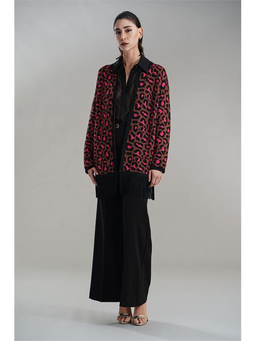 Cardigan con frange Love To Love by Gai Mattiolo | LV2018FANTASIA