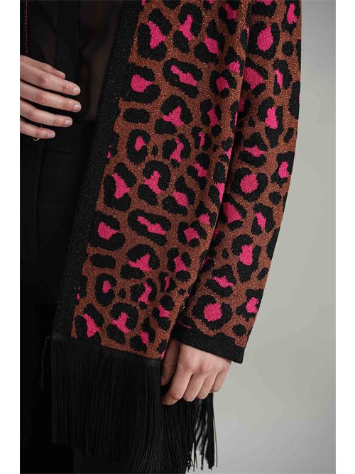Cardigan con frange Love To Love by Gai Mattiolo | LV2018FANTASIA