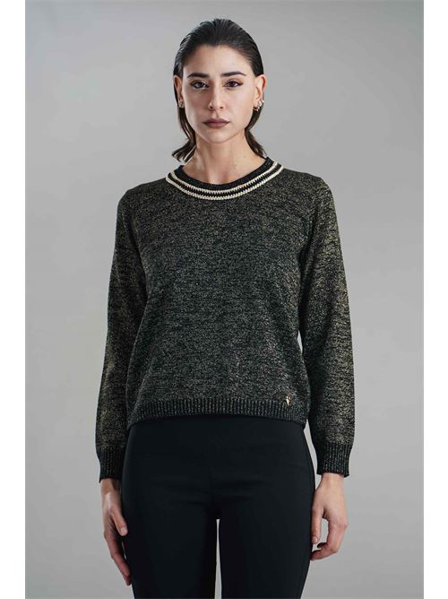 Maglia in misto lana Love To Love by Gai Mattiolo | LV2020NERO