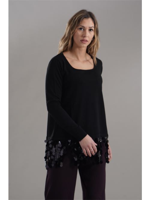 Maglia in misto lana Love To Love by Gai Mattiolo | LV2026NERO