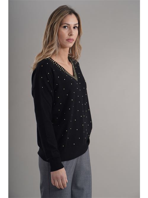 Maglia in viscosa Love To Love by Gai Mattiolo | LV2047NERO